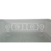 gabinete plástico de 20 pulgadas y puerta con bisagras - Image 6