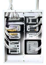 Gabinete On‑Q para cableado estructurado residencial